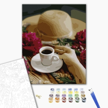 Картина по номерам Натюрморти - Квіткова перерва