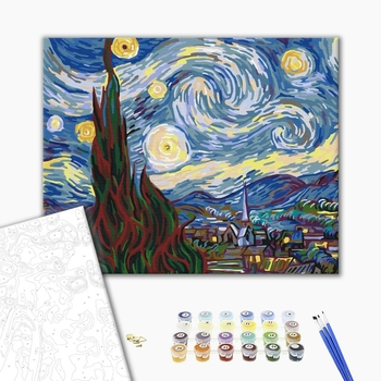 Картина по номерам Репродукції художників - Зоряна ніч