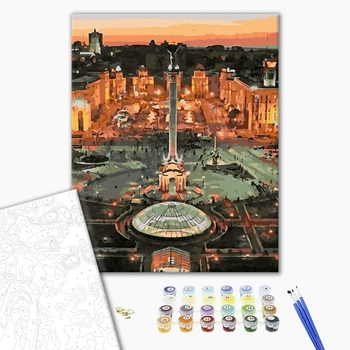 Картина по номерам Українські міста та ландшафти - Майдан Незалежності