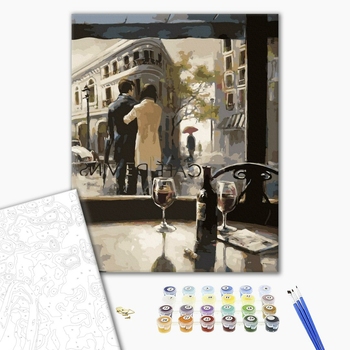 Картина по номерам Люди на картинах - Затишне побачення