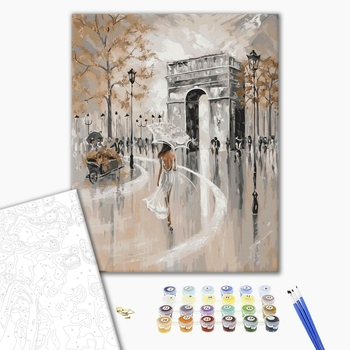Картина по номерам Города - Прогулянка Парижем