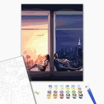 Картина по номерам Люди на картинах - Любов на відстані