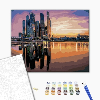 Картина по номерам Города - Вид на Дубаї