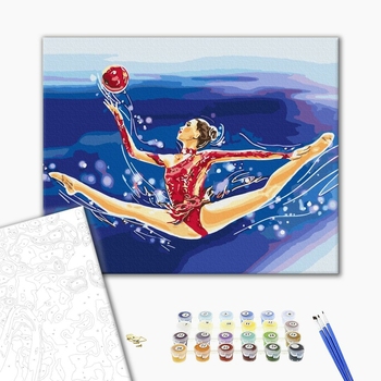 Картина по номерам Люди на картинах - Гімнастка