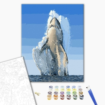 Картина по номерам Тварини, птахи та риби - Щелепи