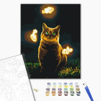 Картина по номерам із золотою фарбою - Золоті мрії