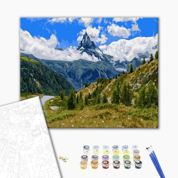 Картина по номерам Природа - Час в похід