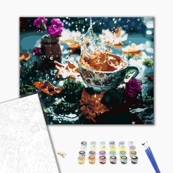 Картина по номерам Натюрморти - Енергія в чашці