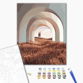 Картина по номерам Абстракції - Пастельний шлях