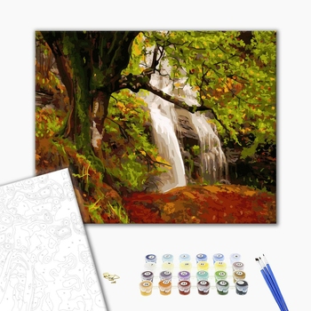 Картина по номерам Природа - Осінь в лісі