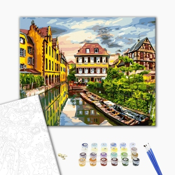 Картина по номерам Города - Затишне старе місто