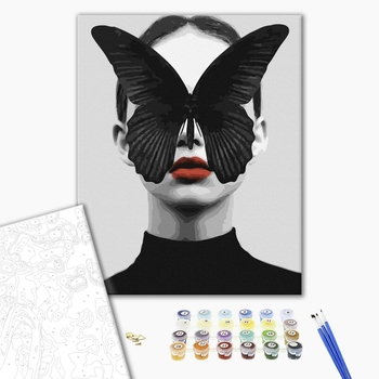 Картина по номерам Люди на картинах - Крилатий погляд