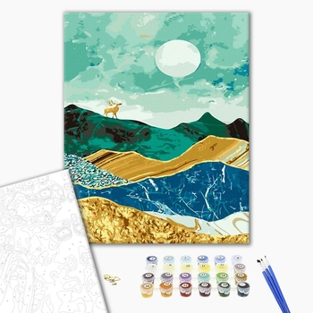 Картина по номерам Пейзажі - Пейзаж золота