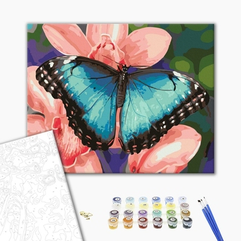 Картина по номерам Тварини, птахи та риби - Крила-пелюстки