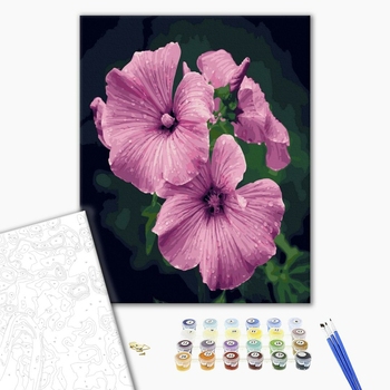 Картина по номерам Квіти - Петунії