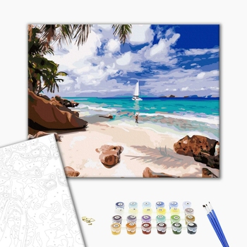 Картина по номерам Природа - Райський куточок