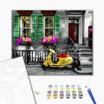 Картина по номерам Города - Передмістя Парижу