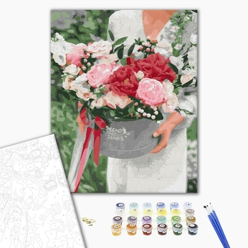 Картина по номерам Квіти - Квіти в подарунок