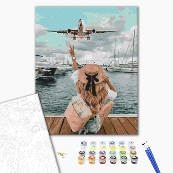 Картина по номерам Абстракції - Політ до мрій