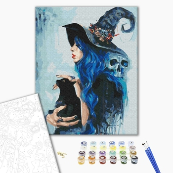 Картина по номерам Абстракції - Відьмочка