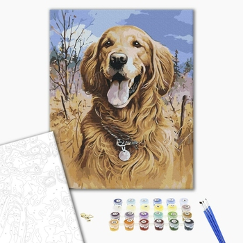 Картина по номерам Абстракції - Кращий друг людини