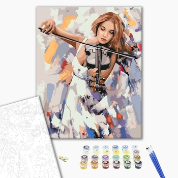 Картина по номерам Абстракції - Скрипалька