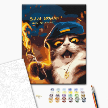 Котик повстанец ©Марианна Пащук