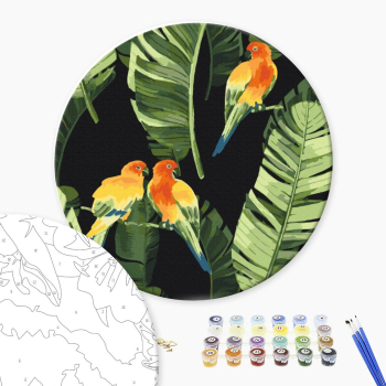 Папуги в тропіках (Розмір L)