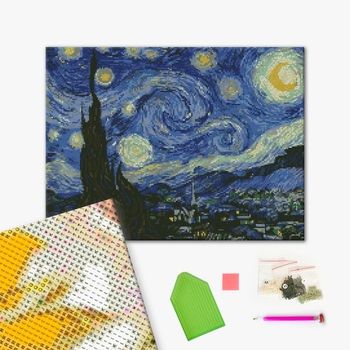 Алмазна мозаїка 40х50 - Зоряна ніч