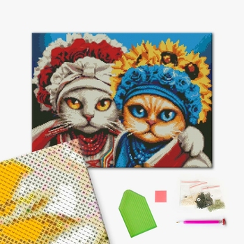 Алмазна мозаїка 40х50 - Лапка підтримки ©Маріанна Пащук