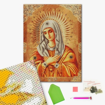 Алмазна мозаїка 40х50 - Матір Божа