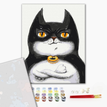 Котик Бетмэн ©Марианна Пащук