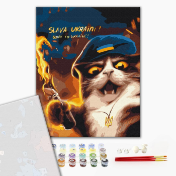 Котик повстанец ©Марианна Пащук