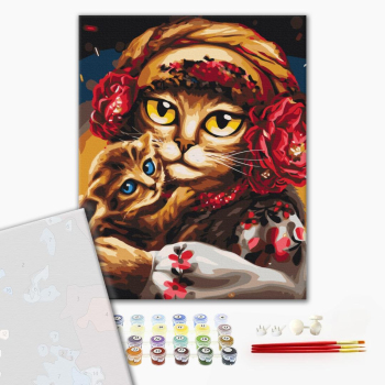 Сім'я котиків ©Маріанна Пащук