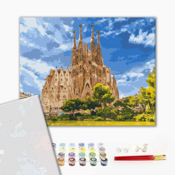 Картина по номерам Преміум картини - Собор Святого Сімейства