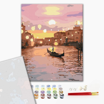 Картина по номерам Преміум картини - Казкова вечірня Венеція