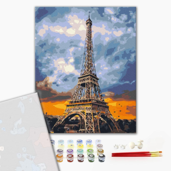 Картина по номерам Преміум картини - Залізна пані Парижу