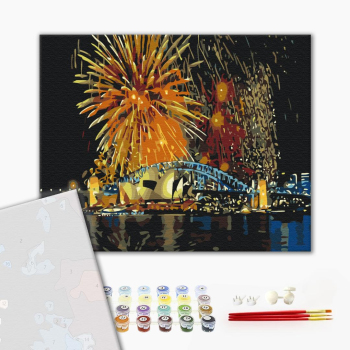 Картина по номерам Преміум картини - Сідней  святкує