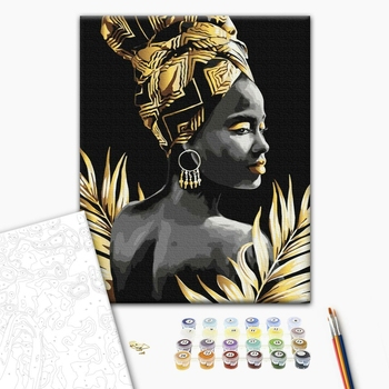 Женственность. Золотая краска © Mykhailyshyna Daria