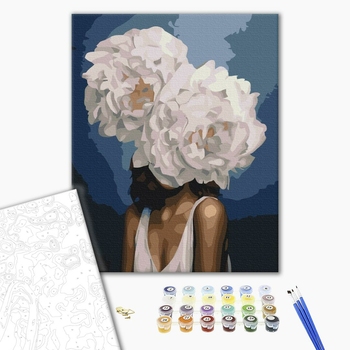 Картина по номерам Авторські колекції - Пишні піони