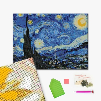 Алмазна мозаїка 40х50 - Зоряна ніч