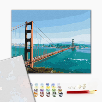 Картина по номерам Преміум картини - Через міст до мрії