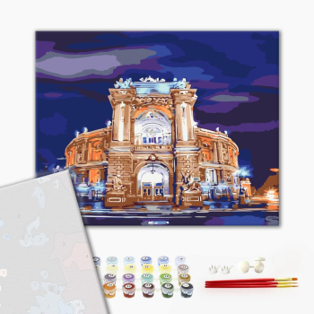 Картина по номерам Преміум картини - Оперный театр Одесса. Колесников Дмитрий
