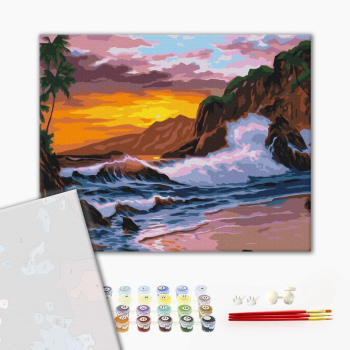 Картина по номерам Преміум картини - Морські хвилі