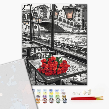 Розы под дождем