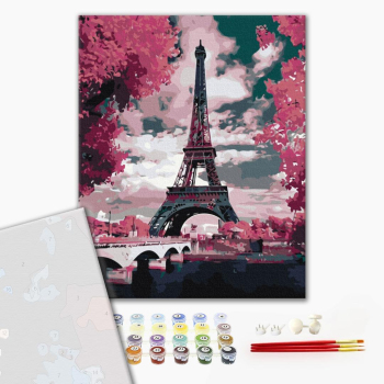 Картина по номерам Преміум картини - Магнолії в Парижі