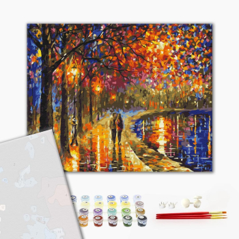 Прогулка в ярком парке