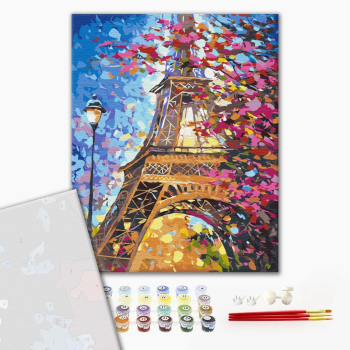 Картина по номерам Преміум картини - Паризький пейзаж