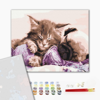 Картина по номерам Преміум картини - Бабусині улюбленці