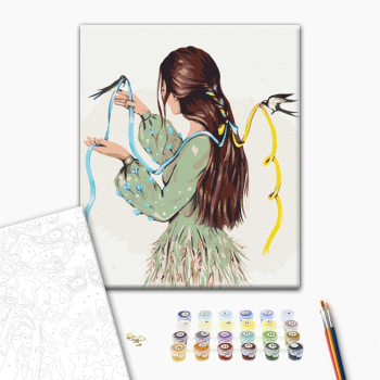 Картина по номерам Люди на картинах - Політ свободи © Alla Berezovska